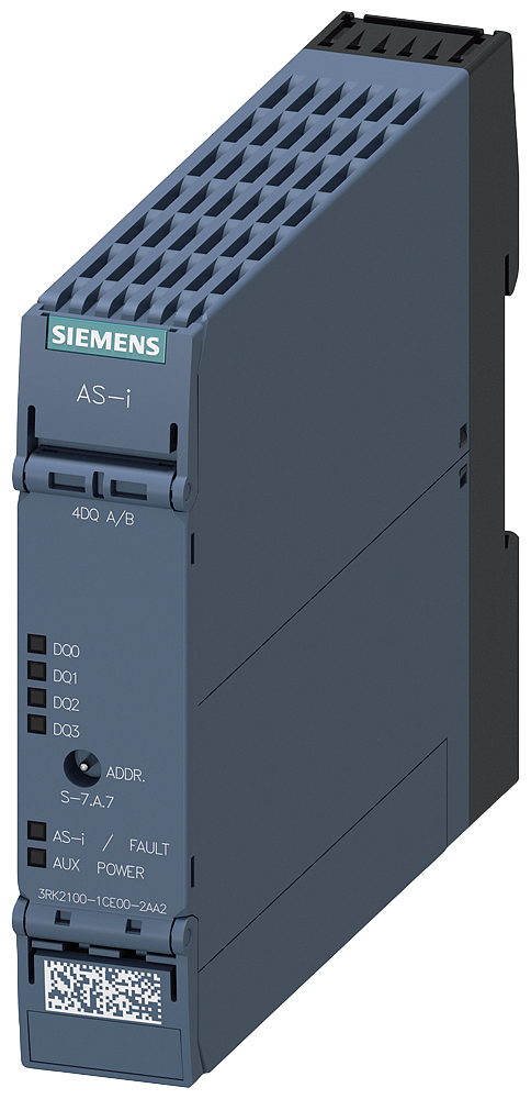 [Imagem do produto MODULO AS-I SLIMLINE 22.5MM 4S. A/B 3RK21001CE002AA2 SIEMENS]