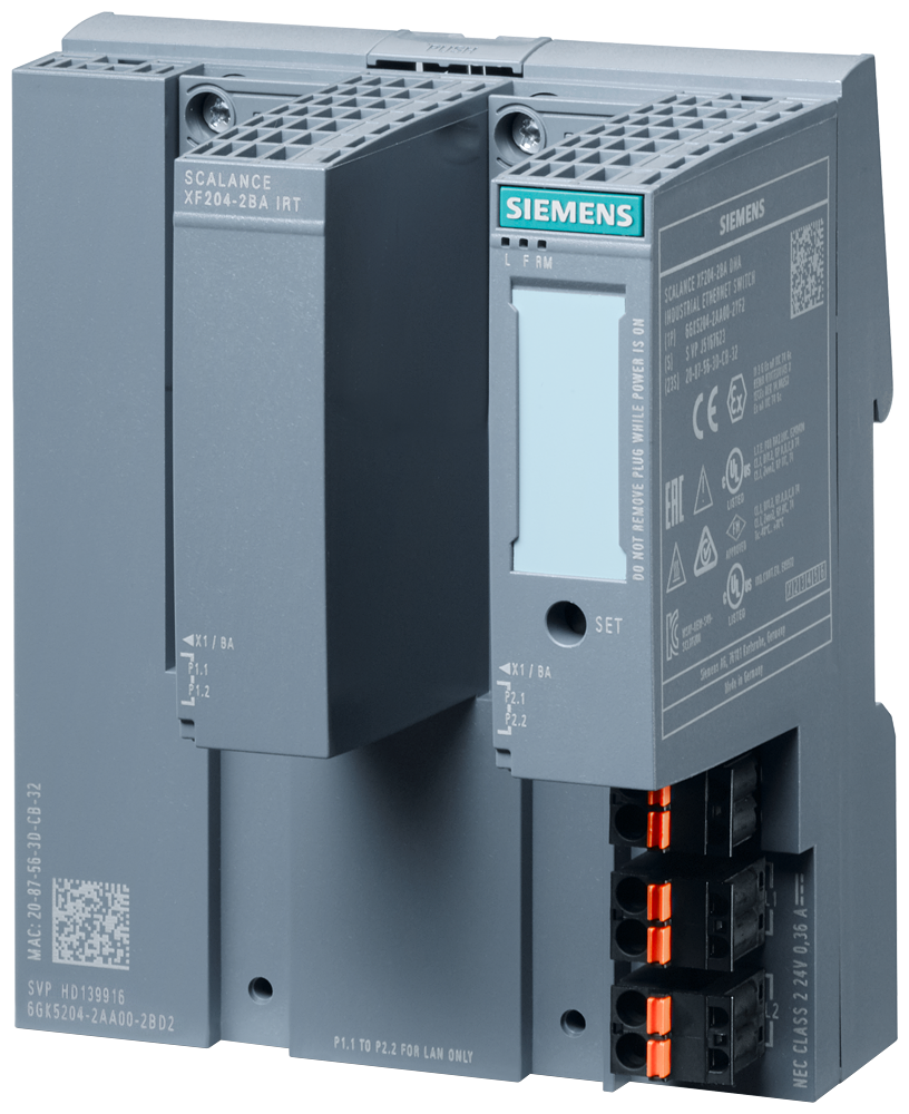 [Imagem SCALANCE XF204-2BA IRT 6GK52042AA002BD2 SIEMENS]