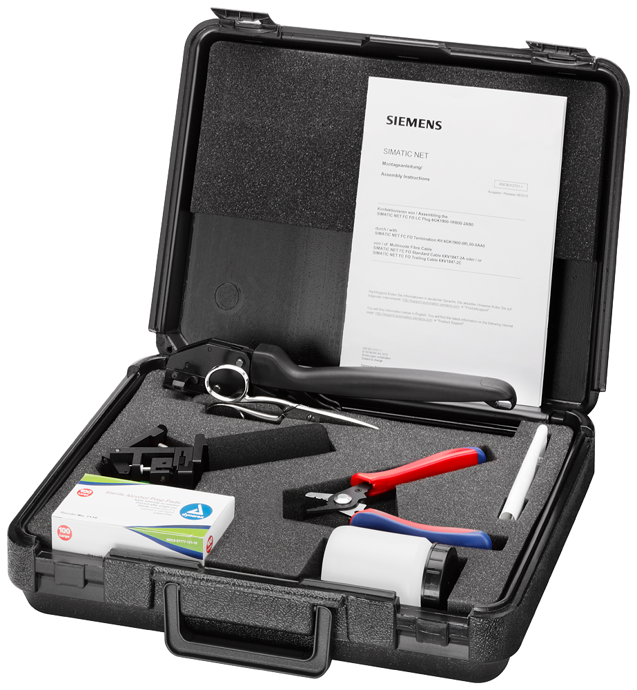 [Imagem KIT DE PRÉ-MONTAGEM DE FIBRA ÓPTICA LC 6GK19000RL000AA0 SIEMENS]