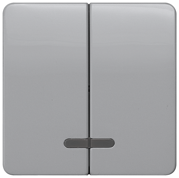 BÁSCULA 2X COM JANELA PARA INTERRUPTOR SERIAL PRATA 5TG7938 SIEMENS