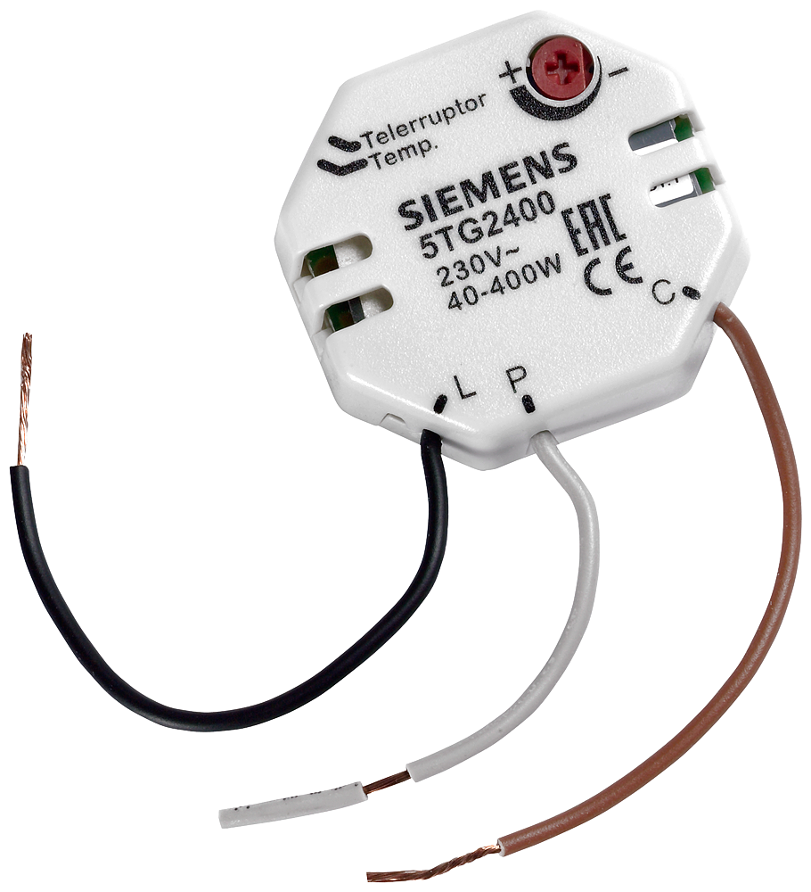 INTERRUPTOR DE TEMPO AJUSTÁVEL 0,5 ATÉ 10MIN MÁX.: 400W 5TG2400 SIEMENS