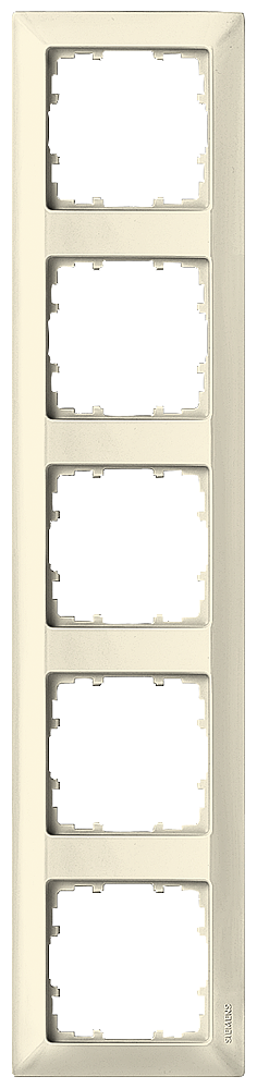 MOLDURA ELÉTRICO BRANCO 5X 5TG25850 SIEMENS