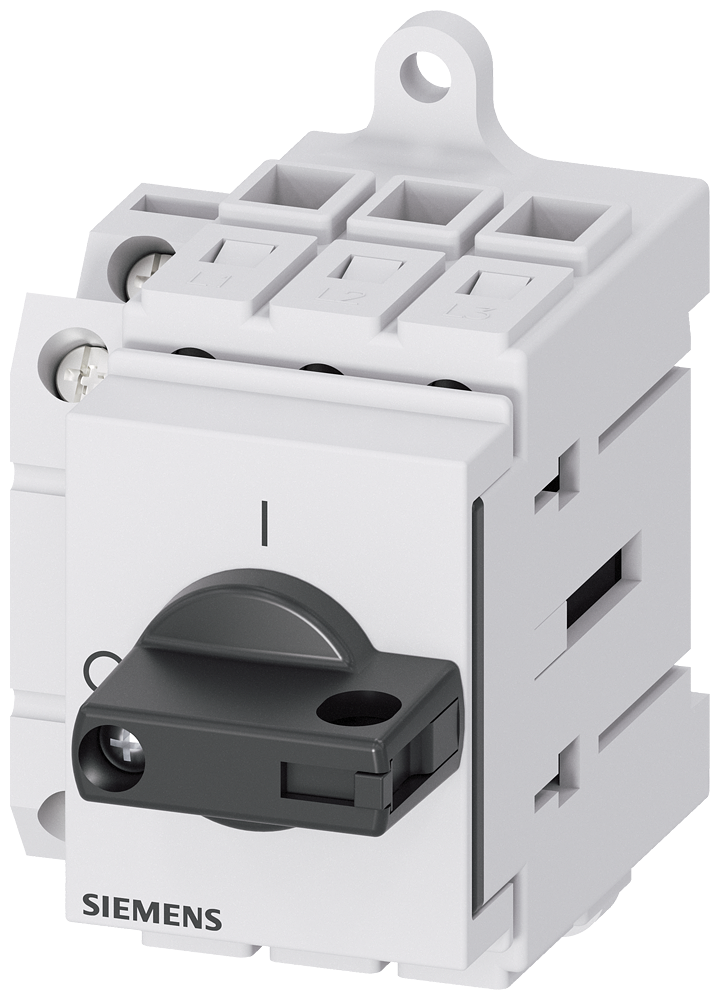 SECCIONADOR DE CORTE EM CARGA 3LD3 IU 32 A CHAVE PRINCIPAL DE 3 POLOS 3LD32301TK11 SIEMENS