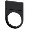 [Imagem SUPORTE DE PLACA, CHATO, ARREDONDADO, PRETO, PARA PLACA DE IDENTIFICAÇÃO 12,5 3SU19000AG100AA0 SIEMENS]