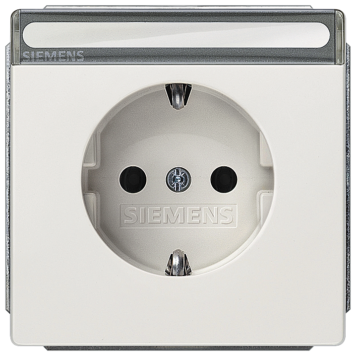 TOMADA SCHUKO COM CAMPO DE INSCRIÇÃO E MAIOR PROTEÇÃO CONTRA CONT 5UB1856 SIEMENS