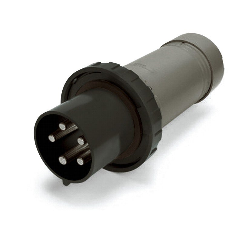 [Imagem do produto PLUGUE MÓVEL 100A 2P 3W 5H IP67 277V SCM3100P5W SCAME]