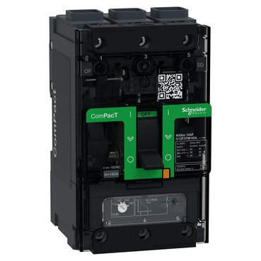 [Imagem do produto DISJUNTOR NSXM 36KA TM160D 3P ELINK C12F3TM160L SCHNEIDER]