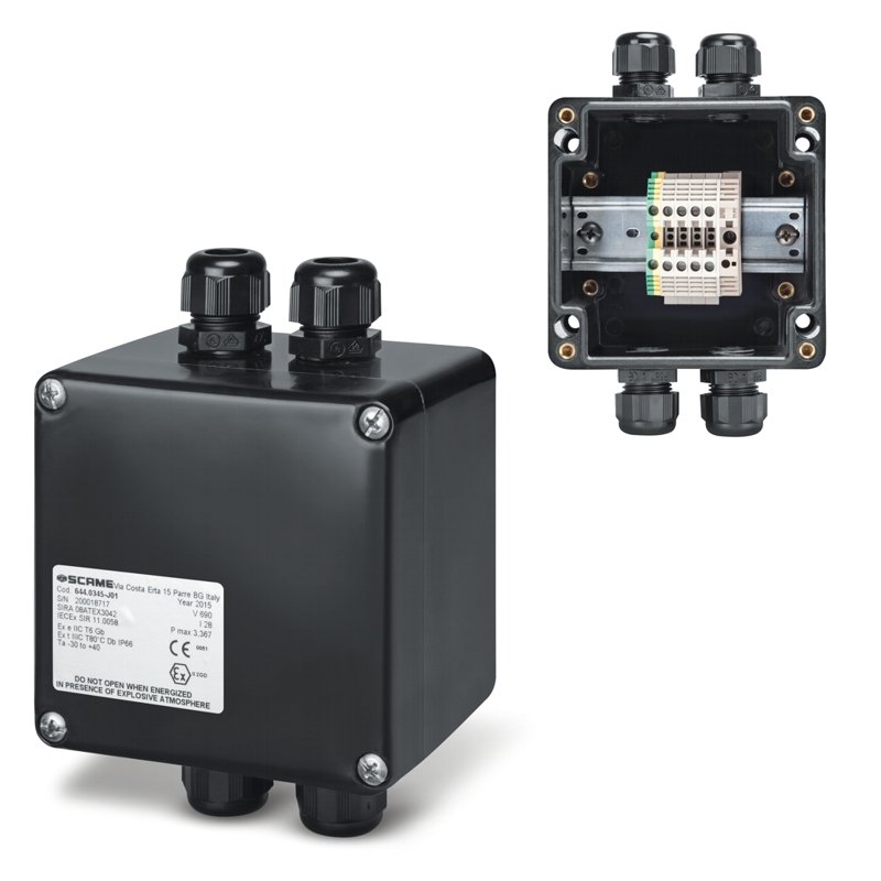 [Imagem CAIXA DE PAREDE 122X120X90 4XWDU 644.0345-J01 SCAME]