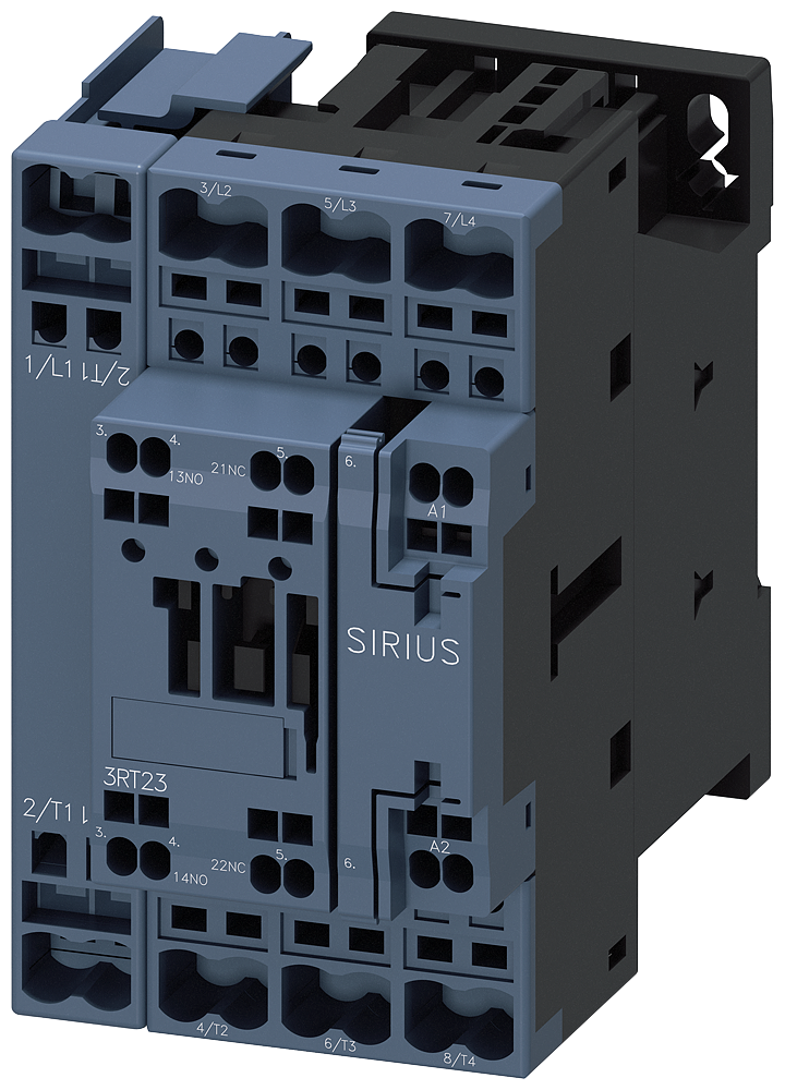 CONTATOR AC-1 35 A/400 V/40 °C S0 DE 4 POLOS AC 110 V/50 HZ 1NO+1NF 3RT23252AF00 SIEMENS