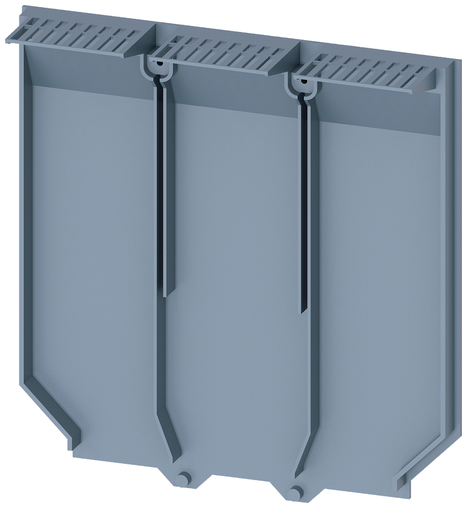 [Imagem PLACA ISOLANTE EXPANDIDA DE 3 POLOS 1 PEÇA ACESSÓRIOS PARA: 3VA2 100/160/250 3VA92210WK30 SIEMENS]