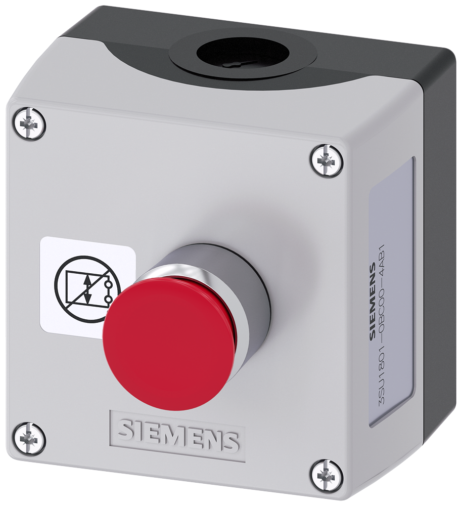CARCAÇA PARA APARELHO DE COMANDO 22MM REDONDA 3SU18010BC004AB1 SIEMENS