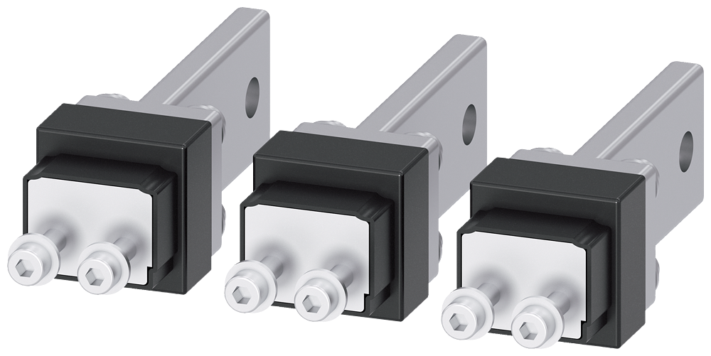 CONEXÃO PLANA DO LADO DE TRÁS CURTA 1 PEÇA PARA 3VA57/58/67/68 DE 3 POLOS 3VA97730QE10 SIEMENS