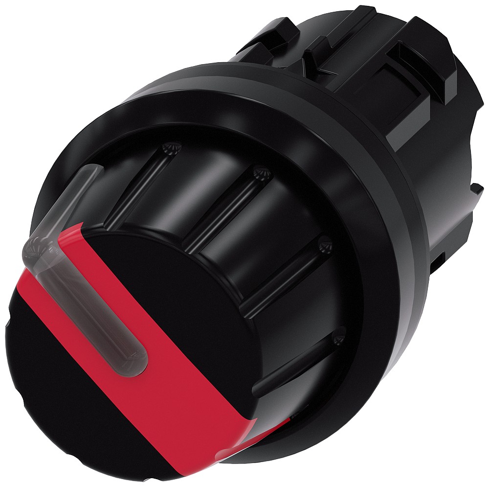 INTERRUPTOR COM MANÍPULO ILUMINÁVEL 22 MM REDONDO PLÁSTICO VERMELHO BOT 3SU10022AF200AA0-ZY12 SIEMENS