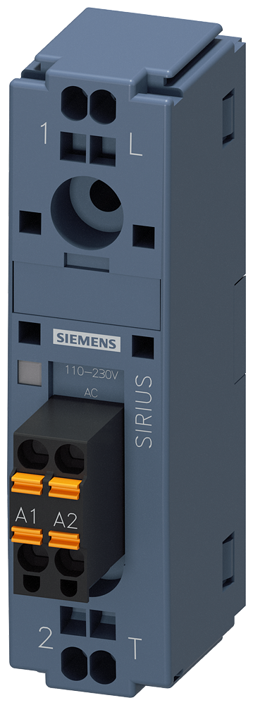 RELÉ SEMICONDUTOR DE 1 POLO 22,5 MM 25 A 48-460V/110-230 V CA CONEXÃO DE 3RF31252AA24 SIEMENS