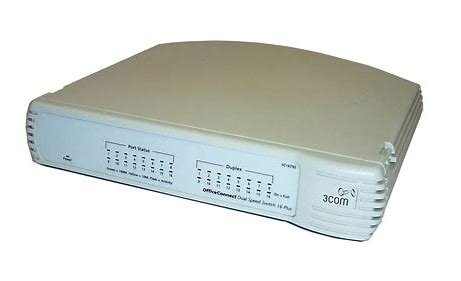 [Imagem do produto 10/100MBPS OFFICECONNECT DUAL SPEED SWITCH 16 3C16792B 3COM]