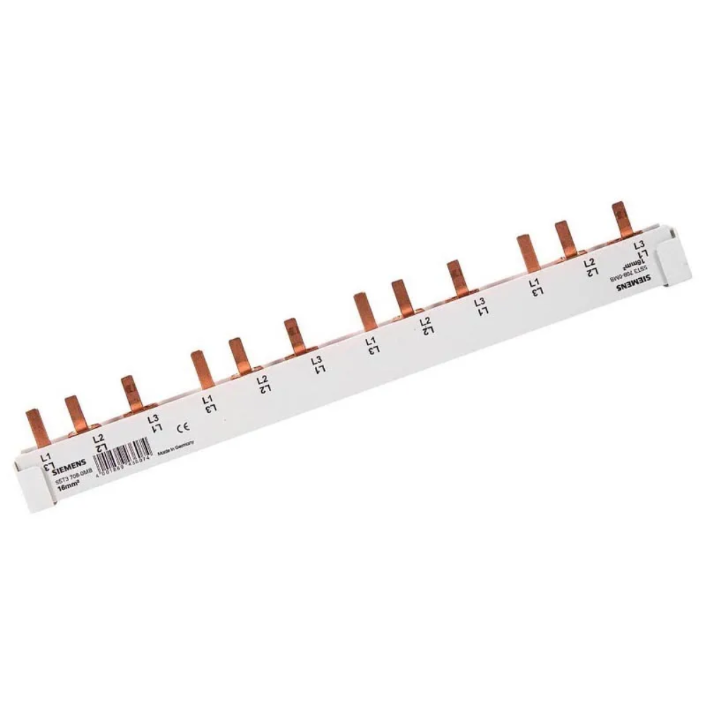 [Imagem do produto BARRAMENTO MONOPOLAR 63A 214MM 5ST37300MB SIEMENS]