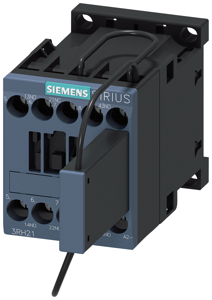 CONTATOR AUXILIAR DE PERCURSO 2 NA + 1 NF CC 220 V 0,7-1,25* US 3RH21221KM400LA4 SIEMENS