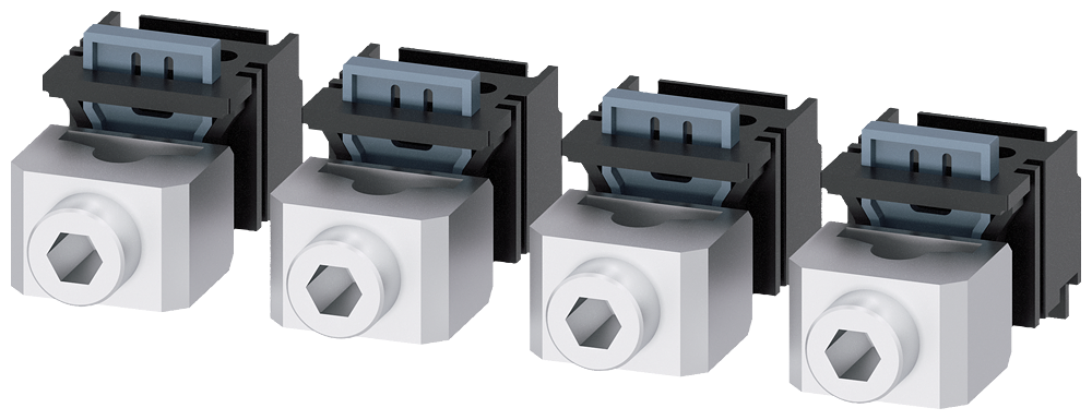 TERMINAL PARA CONDUTOR DE SEÇÃO CIRCULAR CU 4 PÇ. ACESSÓRIOS PARA: 3VA5 125 3VA91340JD10 SIEMENS