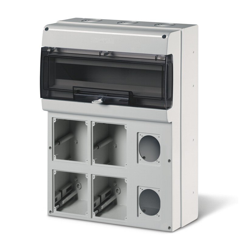 [Imagem do produto QUADRO DE DISTRIBUIÇÃO M550 24DIN PARA 6 TOMADAS (4+2) 672.5622 SCAME]