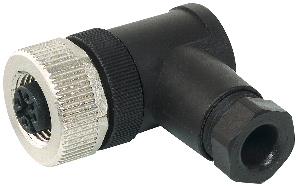 [Imagem CONECT M12 FEMEA ANGUL 3 POL CONEX PARAF 3RK19024CA004AA0 SIEMENS]