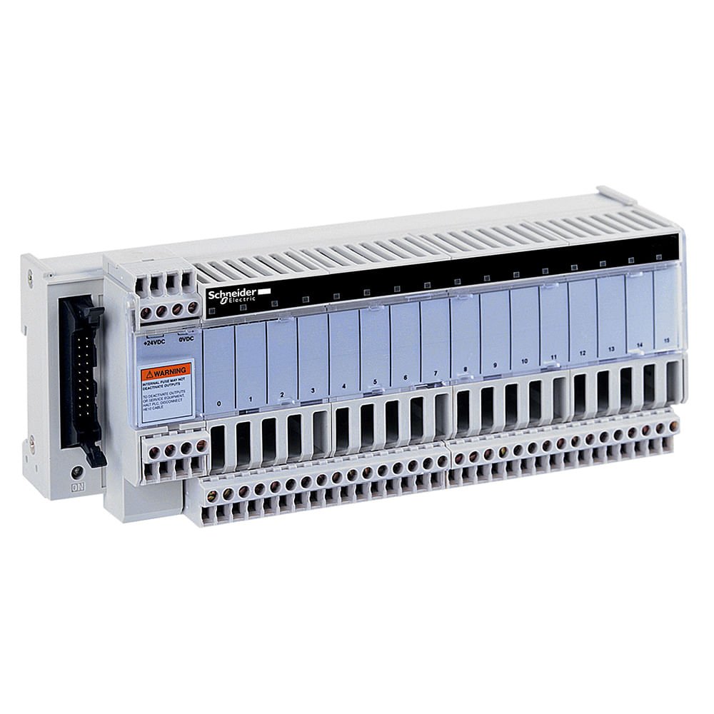 [Imagem MÓDULO ENTRADA RELÉ 16E 115VCA IP2X 50/60HZ ABE7S16E2F0 SCHNEIDER]