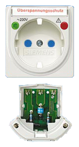 CONJUNTO DE CONVERSÃO PARA TOMADAS SCHUKO PROTEÇÃO CONTRA SOB 5UH1340 SIEMENS