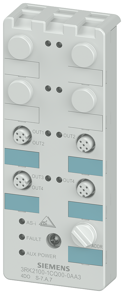 [Imagem do produto AS-I K60, 4 SAIDAS DIG., A/B(SPEC 3.0) 3RK21001CQ000AA3 SIEMENS]
