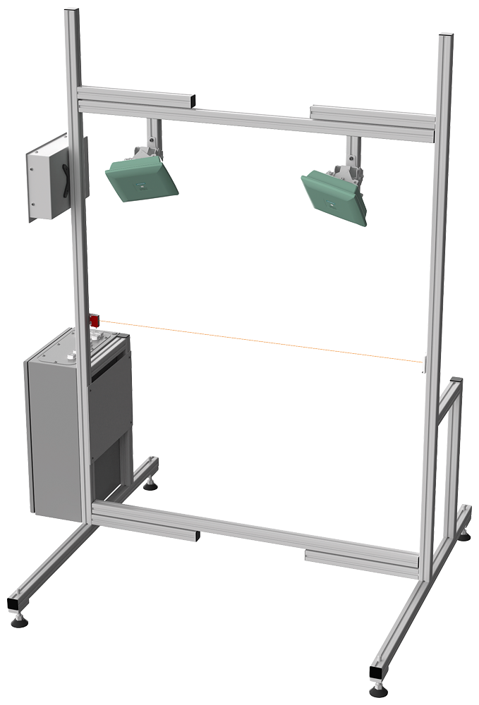[Imagem SIMATIC IDENT CB 2H GATE RFID UHF SISTEMA COM DUAS ANTENAS 6GT28811AB020AA0 SIEMENS]