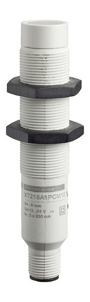 [Imagem SENSOR CAPACITIVO 8MM PNP 1NF+1NA  XT218A1PCM12 TELEMECANIQUE]