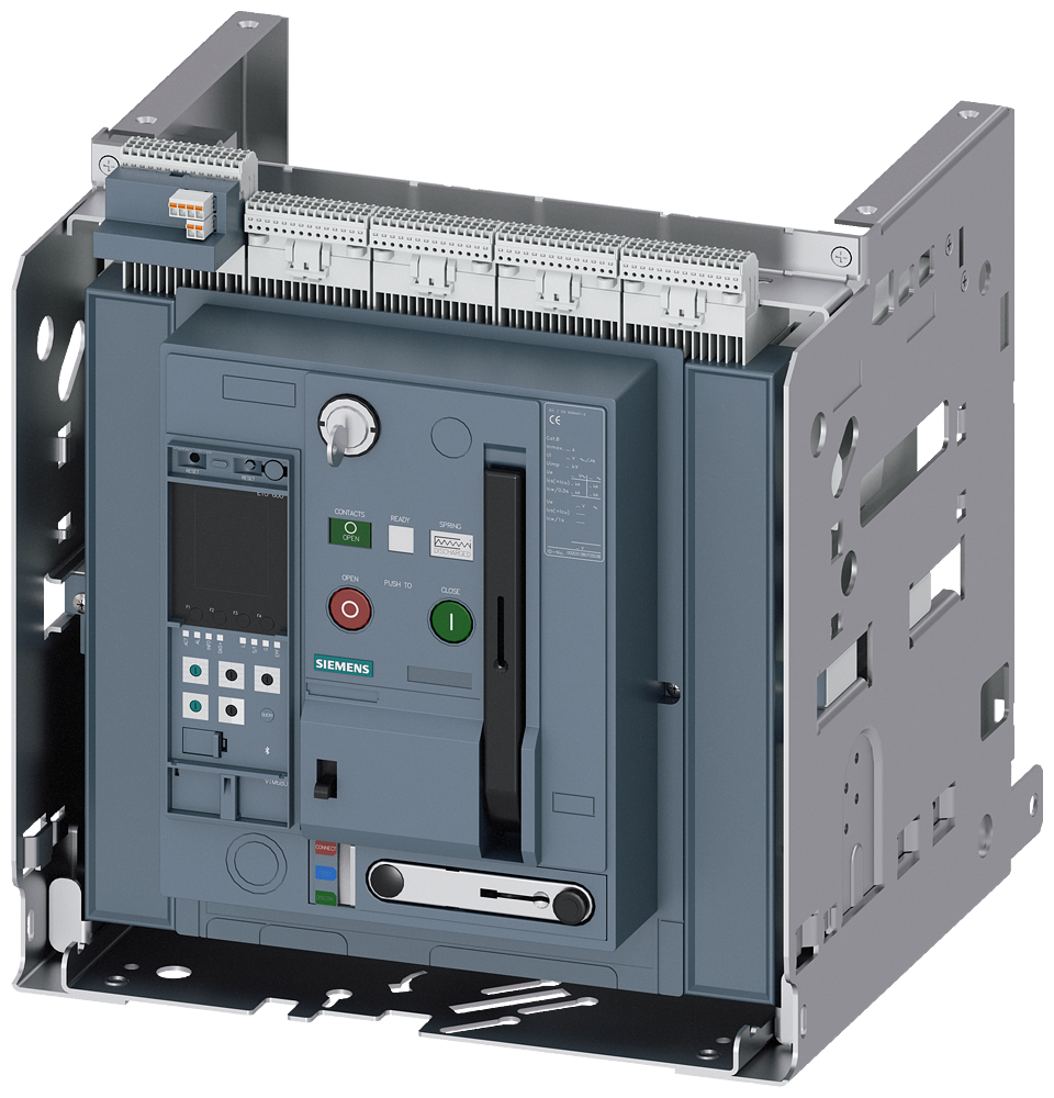 DISJUNTOR EXTRAÍ QUADRO-GUIA IEC 60947-2 TAMANHO 2 DE 3 POLOS IN= 3WA12203EG645BA1-ZB08C01S07 SIEMENS