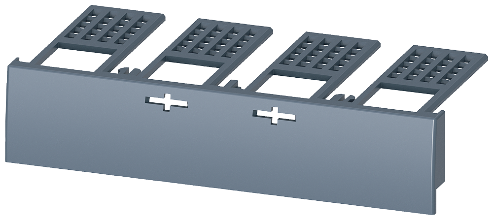 TAMPA DE TERMINAL PARA BASE ENCAIXÁVEL L ACESSÓRIOS PARA: DISJUNTOR DE 4 POLOS 3VM91140KB03 SIEMENS
