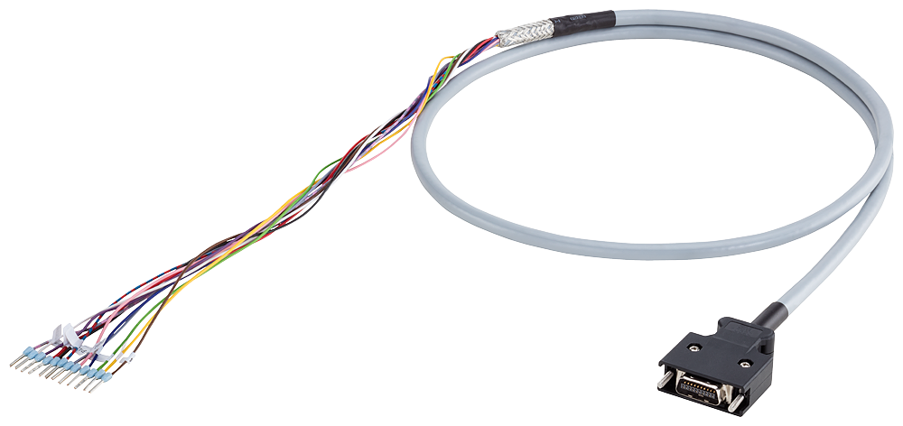 [Imagem CABO SINAL 1M SINAMICS V90 PN 6SL32604MA001VB0 SIEMENS]
