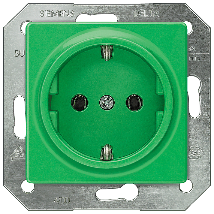TOMADA SCHUKO VERDE (SV) 5UB1512 SIEMENS