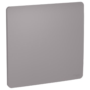 [Imagem PLACA 4X4 CEGA AXIS GREY (CINZA) S730200224 SCHNEIDER]