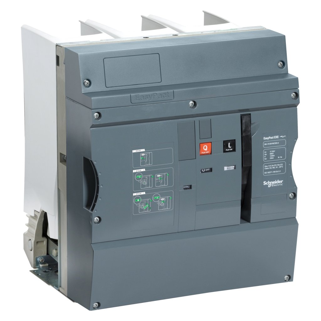 [Imagem do produto VACUUM CIRCUIT BREAKER EASYPACT EXE BASIC FUNCTION 12KV 75KVP 31 5KA 3S 2500A 210MM IEC EXE123125L1B SCHNEIDER]