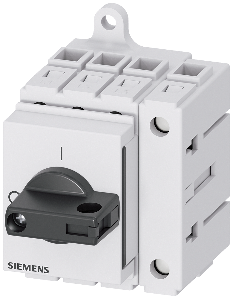 SECCIONADOR DE CORTE EM CARGA 3LD3 IU 32 A CHAVE PRINCIPAL DE 3 POLOS + N 3LD32300TL11 SIEMENS