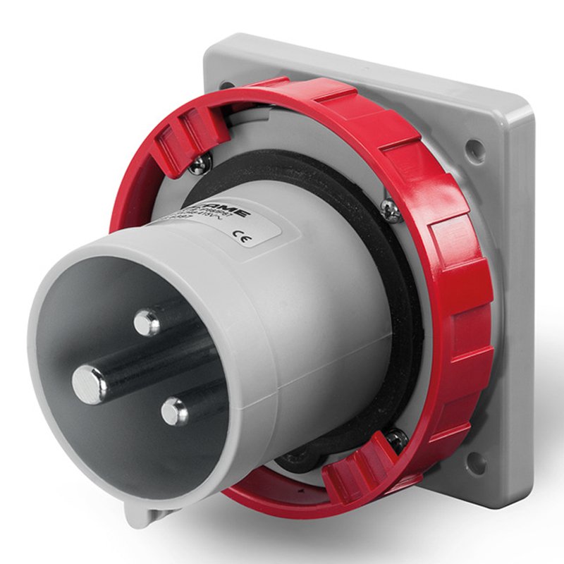 [Imagem do produto TOMADA INCORPORADO 125A 2P+T 9H  380-415V 248.12598 SCAME]