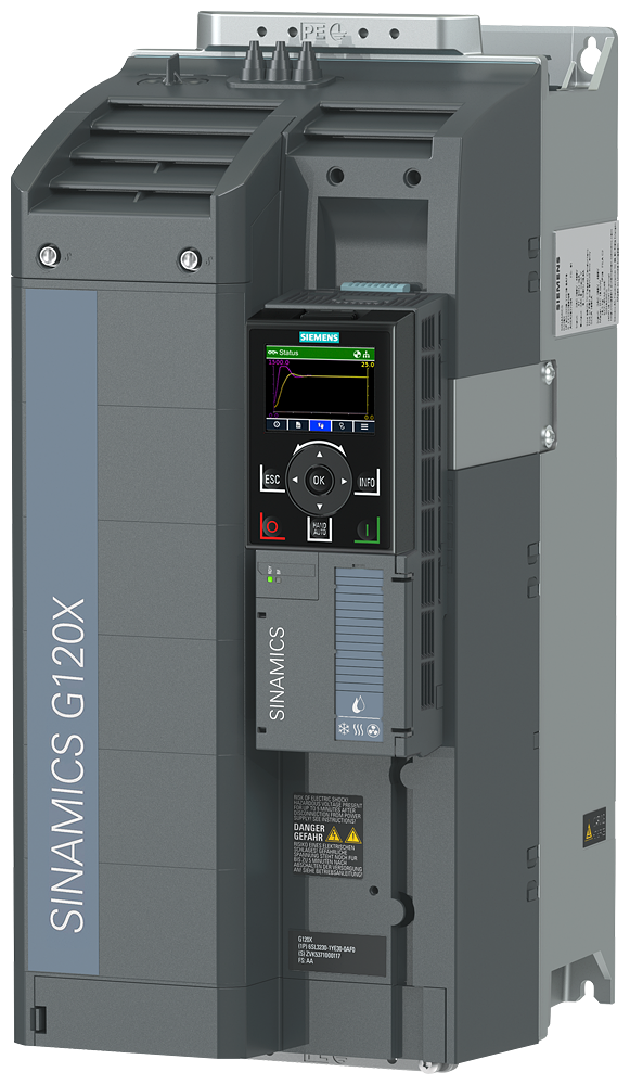 [Imagem INVERSOR DE FREQUÊNCIA TRIFÁSICO G120X 37KW 75A 380/480V 47/63HZ 6SL32203YE360AP0 SIEMENS]