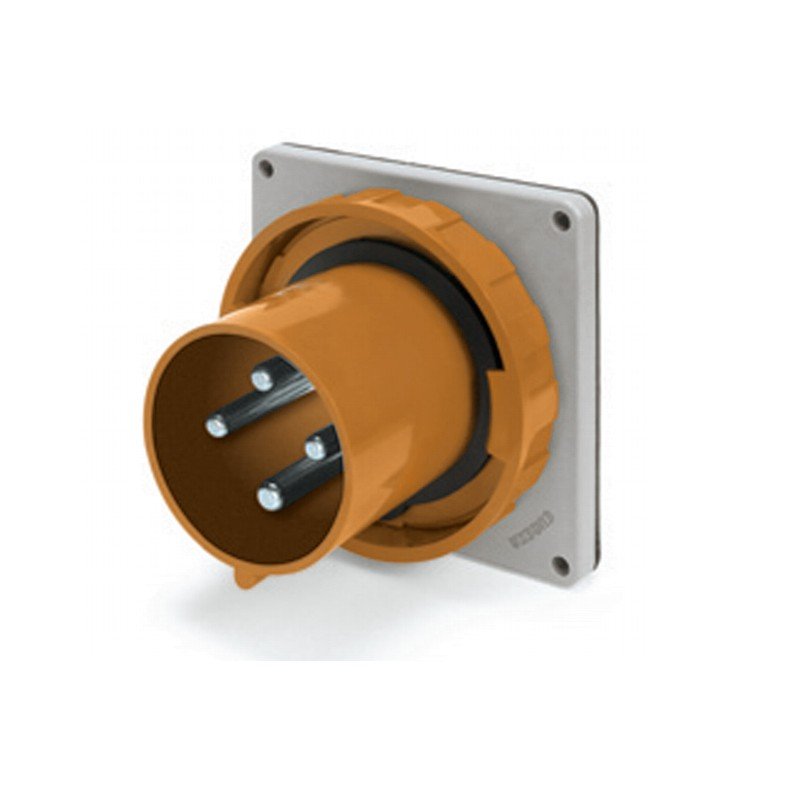 [Imagem do produto PLUGUE EMBUTIR 100A 3P 4W 12H IP67 SCM4100B12W SCAME]