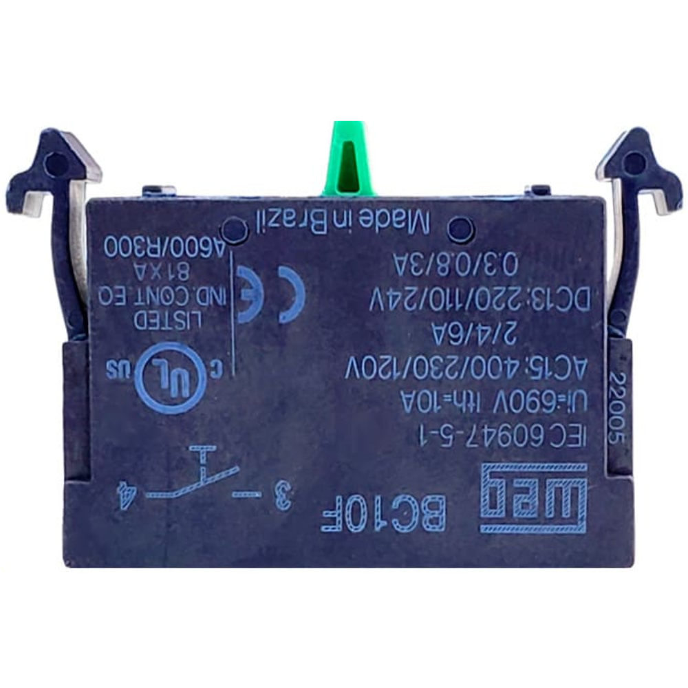 BLOCO DE CONTATO 1REV BC10FCSW 12891184 WEG BLOCO-DE-CONTATO-1REV-BC10FCSW-12891184-WEG.png