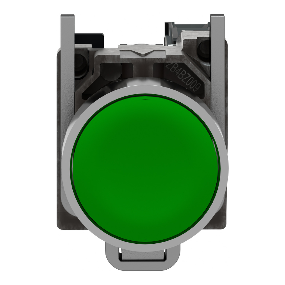 BOTÃO 22MM METÁLICO RETORNO POR MOLA VERDE XB4BA31 SCHNEIDER BOTÃO-22MM-METÁLICO-RETORNO-POR-MOLA-VERDE-XB4BA31.png
