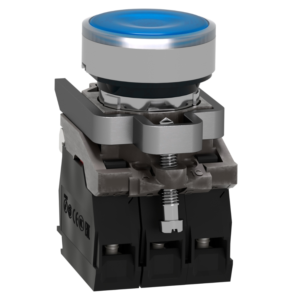 BOTÃO METÁLICO LUMINOSO 22MM AZUL 24VCA/CC NA+NF HARMONY XB4BW36B5 SCHNEIDER BOTÃO-METÁLICO-LUMINOSO-22MM-AZUL-24VCA-CC-NA-NF-HARMONY-XB4BW36B5-2.png