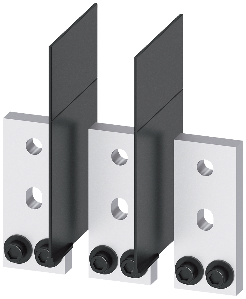 [Imagem EXTENSÃO DA LIGAÇÃO NO LADO FRONTAL 3 PÇS. ACESSÓRIOS PARA: 3VA15; 3VA25 3VA96030QB00 SIEMENS]