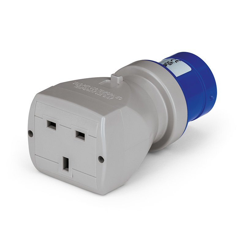 [Imagem do produto ADAPTADOR IEC309-DOMÉSTICO PADRÃO INGLÊS 13A 610.375 SCAME]