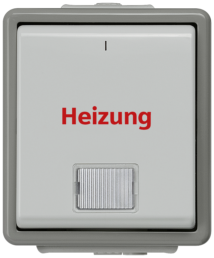 FLÄCHE IP44 MONTAGEM À SUPERFÍCIE INTERRUPTOR DE EMERGÊNCIA DO AQUECIME 5TA4742 SIEMENS