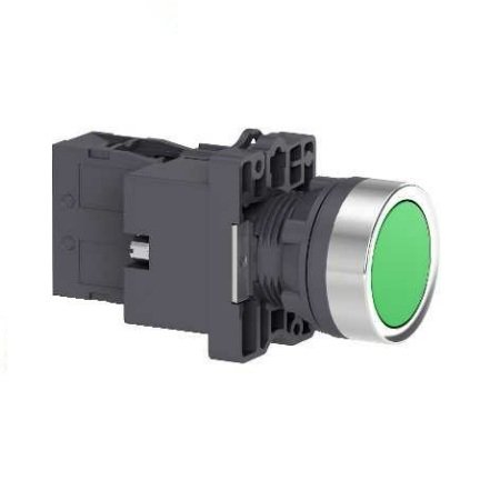 [Imagem BOTÃO LUMINOSO VERDE 1NA 380VAC XA2EW33Q1 SCHNEIDER]