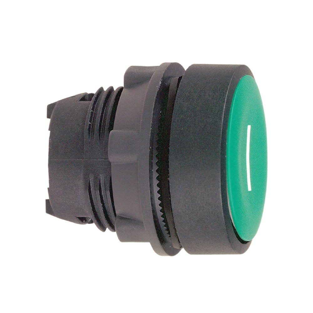 [Imagem CABEÇOTE PARA BOTÃO Ø22MM PLÁSTICO FACEADO RETORNO POR MOLA BRANCO ZB5AA334 SCHNEIDER]