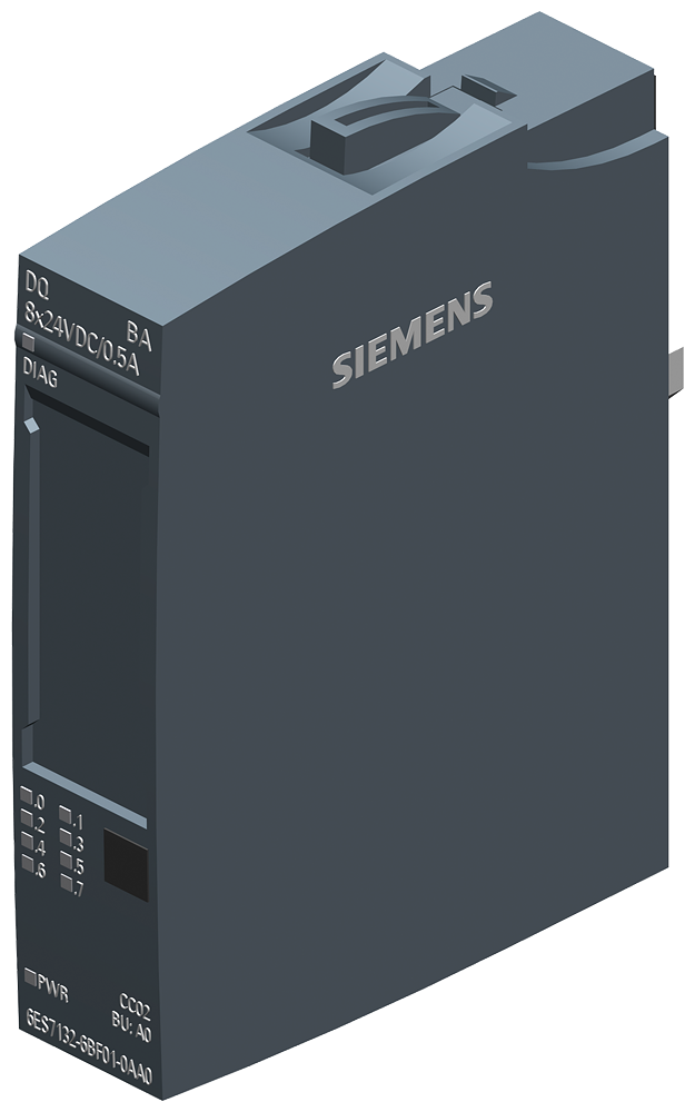[Imagem ET200SP: 8X DQ 24VDC/0.5A BASIC 6ES71326BF010AA0 SIEMENS]