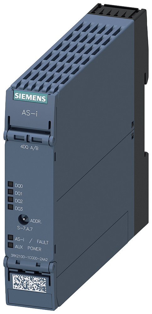 [Imagem do produto MODULO AS-I SLIMLINE 22.5MM 4S. A/B 3RK21001CG002AA2 SIEMENS]