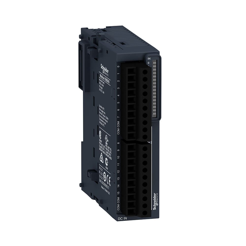 [Imagem MÓDULO DE ENTRADA DIGITAL 16E SINK/SOURCE 24VCC IP20 TM3DI16 SCHNEIDER]